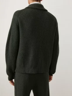 Men LISA YANG Overshirts & Cardigans^The Clement Zip Cashmere Cardigan