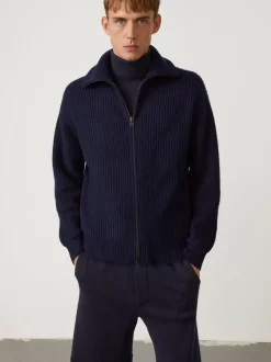 Men LISA YANG Overshirts & Cardigans^The Clement Zip Cashmere Cardigan