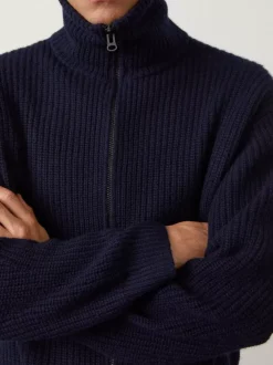 Men LISA YANG Overshirts & Cardigans^The Clement Zip Cashmere Cardigan