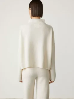Women LISA YANG Sweaters^The Sandy Sweater | Mock Neck Cashmere Sweater