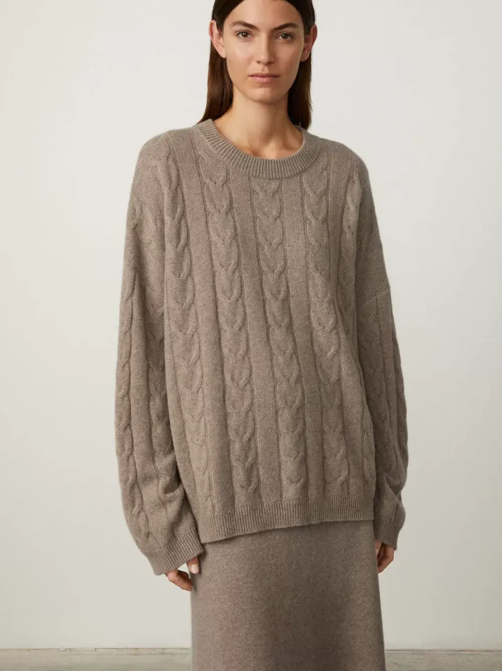 Women LISA YANG Sweaters^The Vilma Sweater | Cable Knit Cashmere Sweater Women