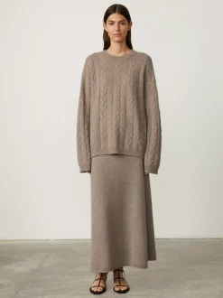 Women LISA YANG Sweaters^The Vilma Sweater | Cable Knit Cashmere Sweater Women